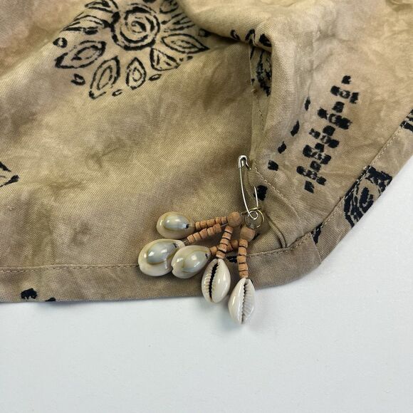 Vtg Tribal Zebra African Long Jacket 1X Boho Lagenlook Hippie Artsy Festival - Picture 10 of 12